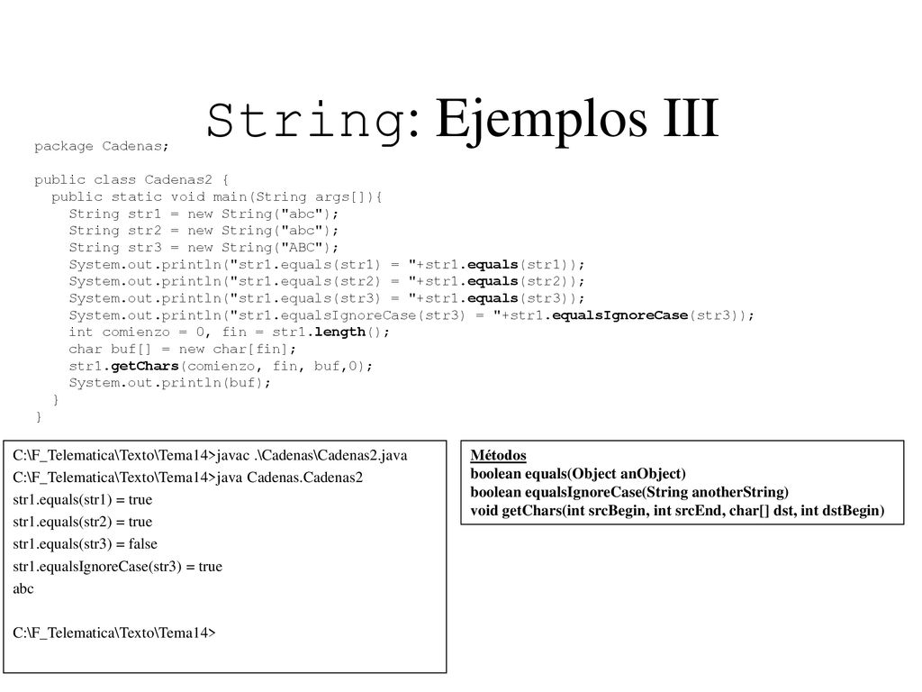 Tema 14: java.lang Antonio J. Sierra. - ppt descargar